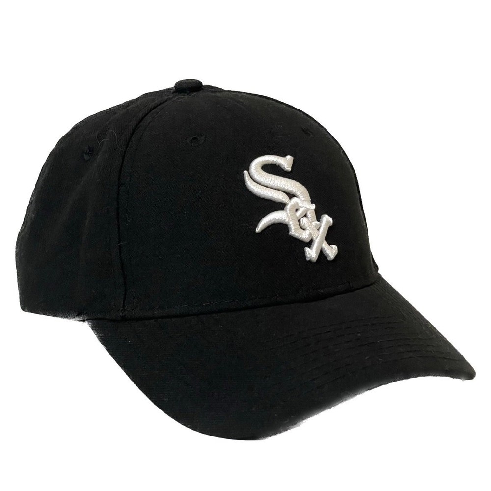 White Sox NewEra Strapback Hat Cap Black